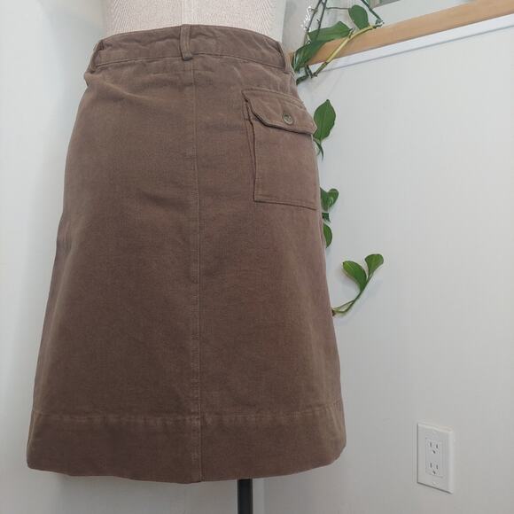Searle Vintage Brown Utility Cargo Skirt, 4 - Picture 2 of 10